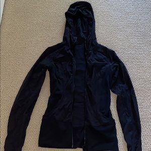Lulu lemon tight reversible black jacket